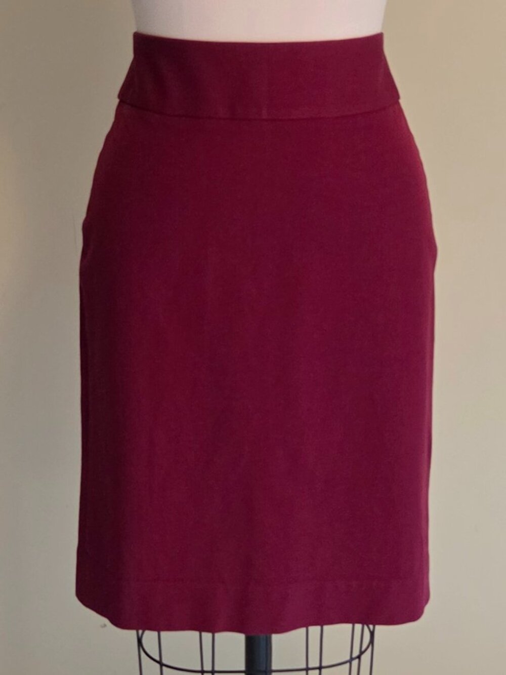 Banana Republic Magenta Pencil Skirt